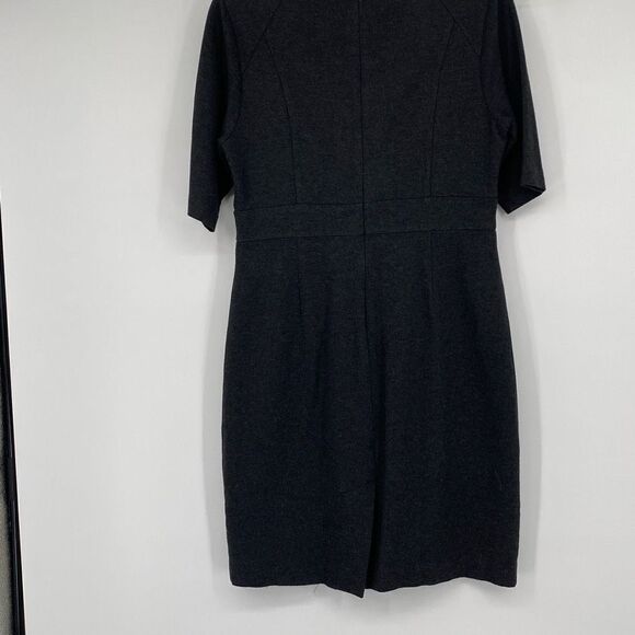 Trina Turk Grey‎ Stretch Knit A-Line Above Knee Dress  size Large - Picture 5 of 11
